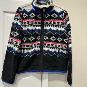 NWT Polo Ralph Lauren Sherpa
Fleece Full Zip Jacket
Sweatshirt Black Multi Sz:M